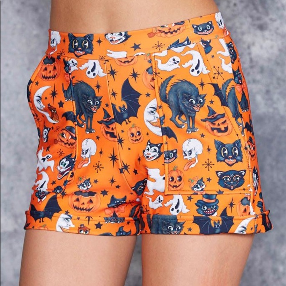 Blackmilk 🎃 Trick or Treat 👻shorts Halloween clothing Size L